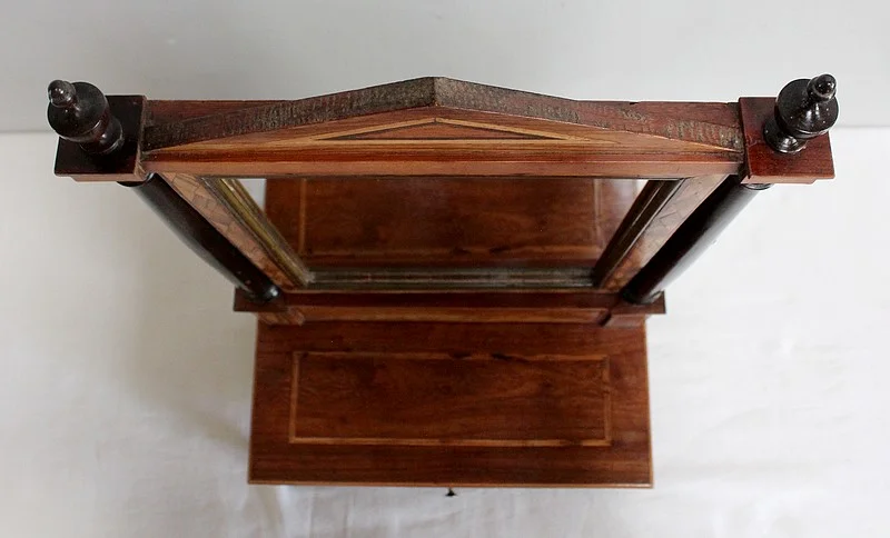 Psyché de Commode, en Amarante et Citronnier, époque Empire – Début XIXe