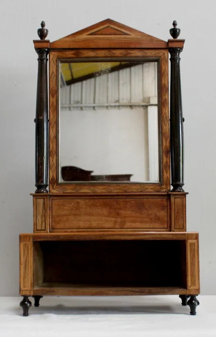 Psyché de Commode, en Amarante et Citronnier, époque Empire – Début XIXe