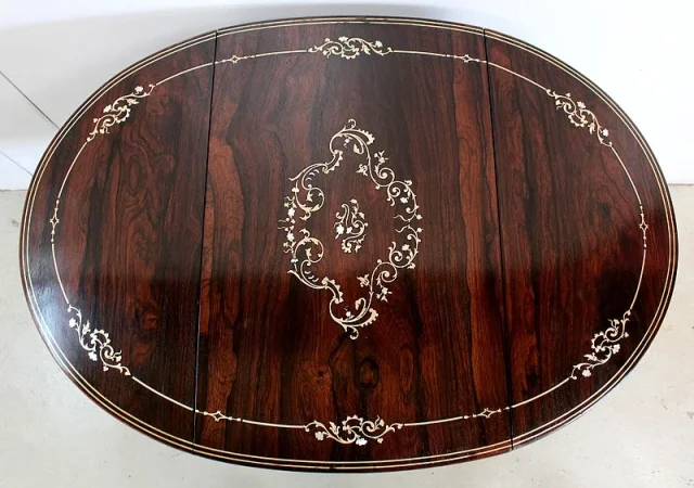 NAPOLEON III PERIODE DROP LEAF TAFEL