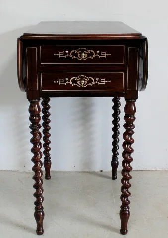 NAPOLEON III PERIODE DROP LEAF TAFEL