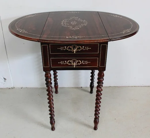 NAPOLEON III PERIODE DROP LEAF TAFEL