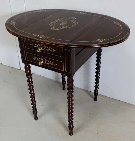 NAPOLEON III PERIODE DROP LEAF TAFEL