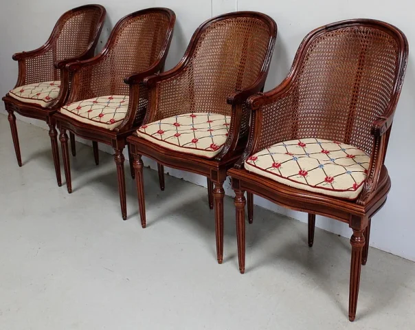 LOUIS XVI STYLE ARMCHAIRS