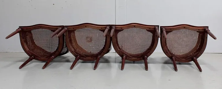 Suite de Fauteuils en Acajou, Style Louis XVI – Début XXe