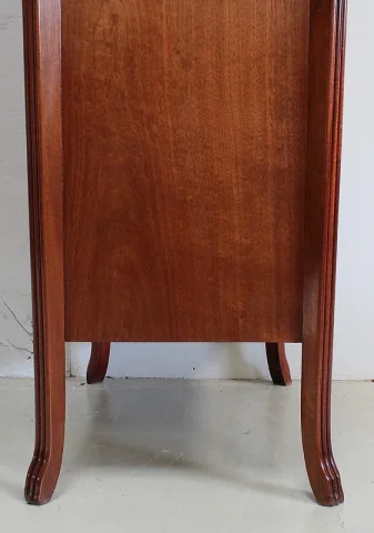 Petit Cabinet en Acajou et Bois Précieux, Époque Art Nouveau – Début XXe