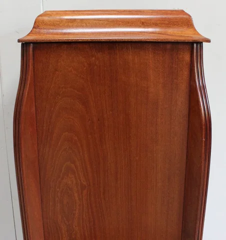 Petit Cabinet en Acajou et Bois Précieux, Époque Art Nouveau – Début XXe