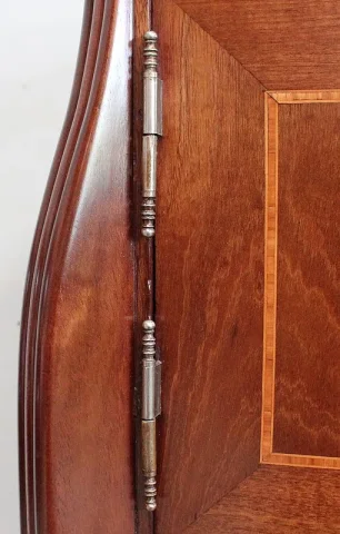 Petit Cabinet en Acajou et Bois Précieux, Époque Art Nouveau – Début XXe