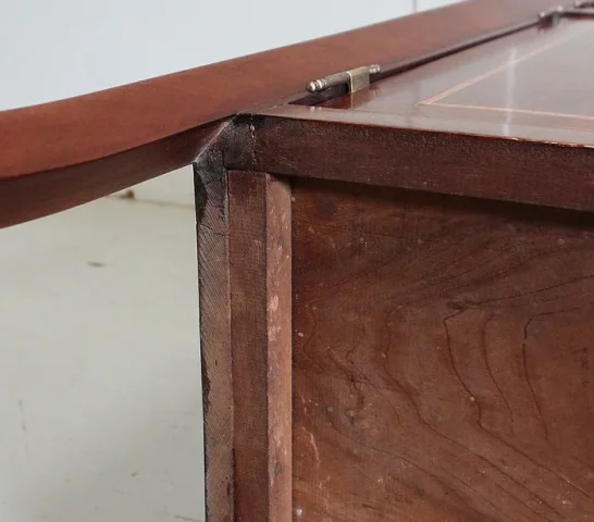 Petit Cabinet en Acajou et Bois Précieux, Époque Art Nouveau – Début XXe
