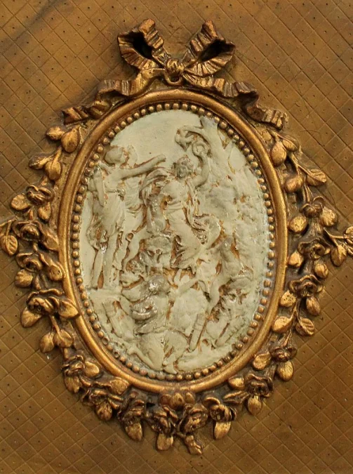 LOUIS XVI STYLE TRUMEAU MIRROR
