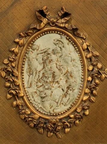 LOUIS XVI STYLE TRUMEAU MIRROR