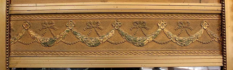 LOUIS XVI STYLE TRUMEAU MIRROR