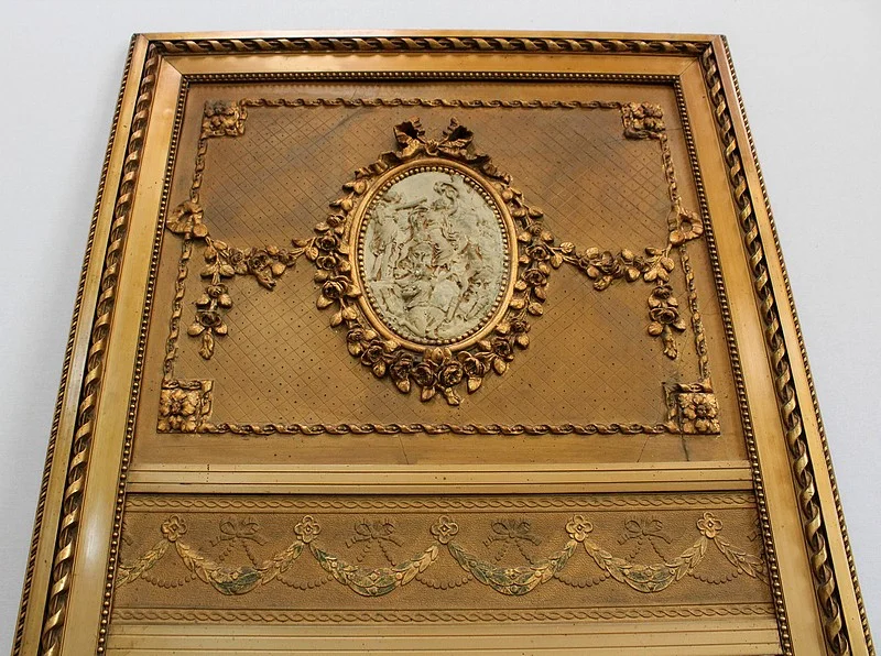LOUIS XVI STYLE TRUMEAU MIRROR