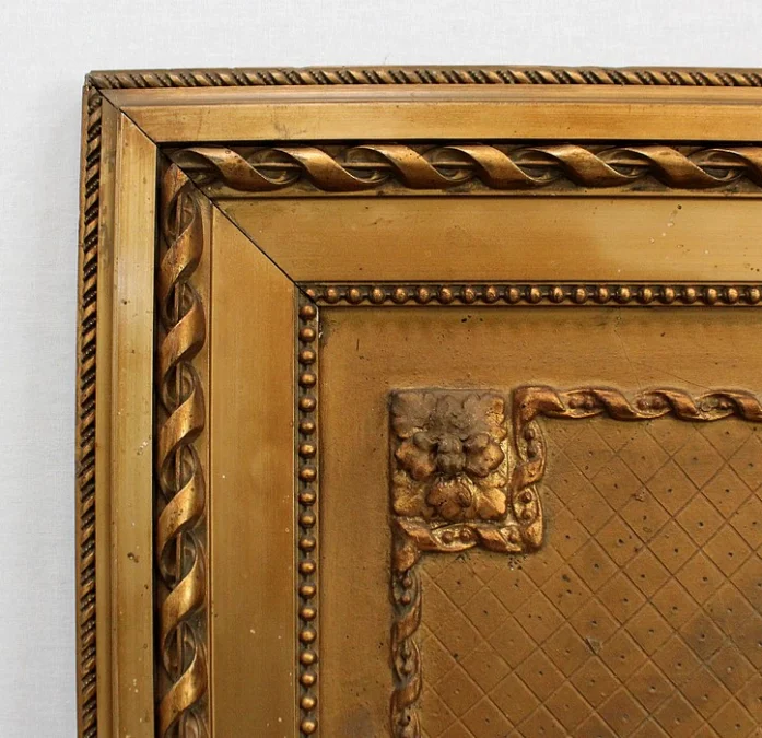 LOUIS XVI STYLE TRUMEAU MIRROR