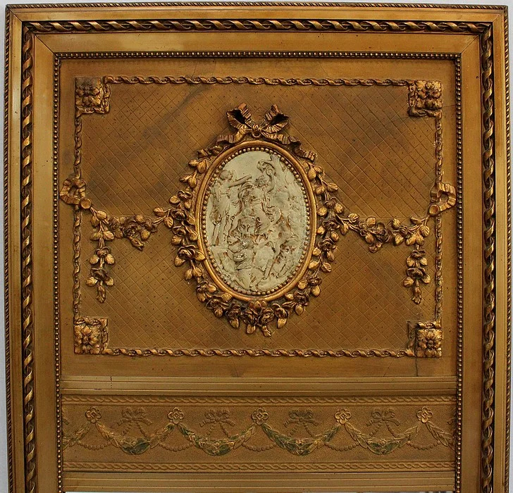 LOUIS XVI STIJL TRUMEAU SPIEGEL