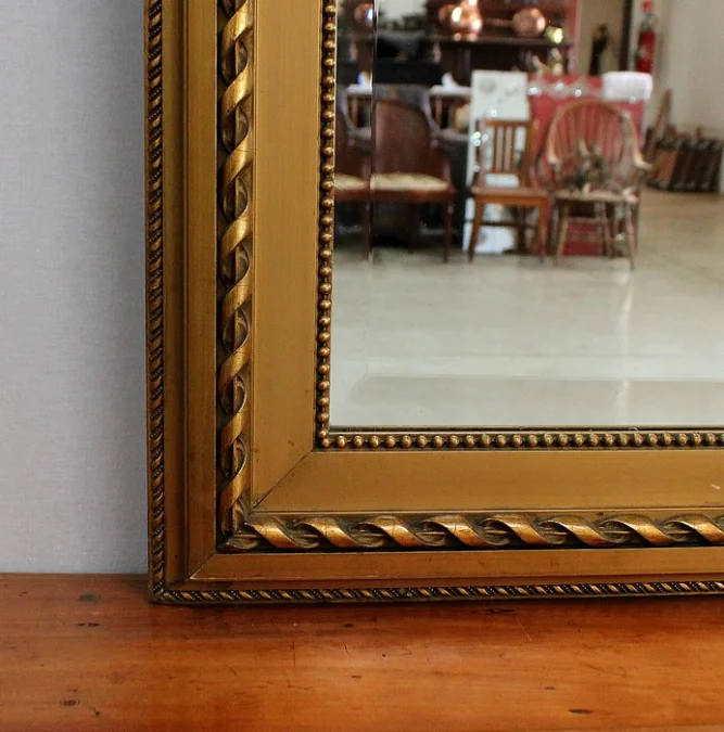 LOUIS XVI STYLE TRUMEAU MIRROR