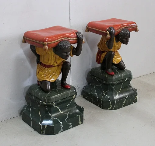 PAIR OF VENITIAN SEATS