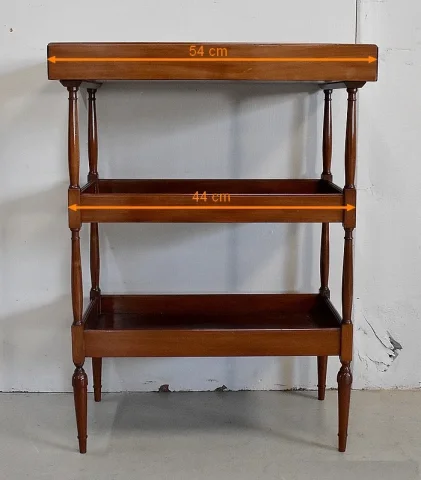 Petite Table Poudreuse en Acajou, fabrication « Escalier de Cristal », style Louis XVI – Fin XIXe