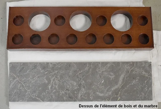 Petite Table Poudreuse en Acajou, fabrication « Escalier de Cristal », style Louis XVI – Fin XIXe
