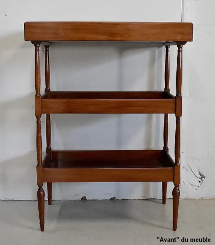 Petite Table Poudreuse en Acajou, fabrication « Escalier de Cristal », style Louis XVI – Fin XIXe