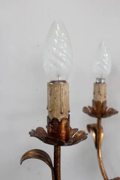 Nubien Porte-Torchère en Bois Sculpté, goût Vénitien – 1ère partie XXe