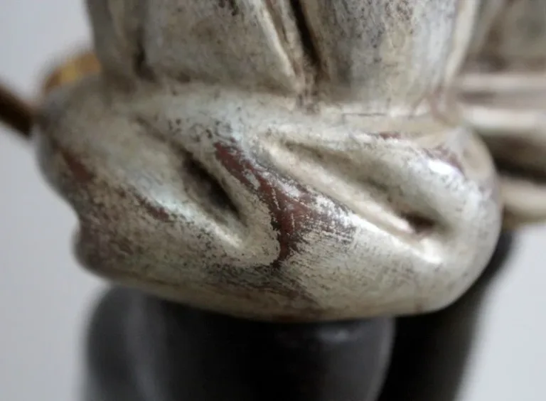 Nubien Porte-Torchère en Bois Sculpté, goût Vénitien – 1ère partie XXe