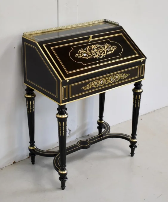 NAPOLEON III PERIOD SLOPE TOP SCHREIBTISCH