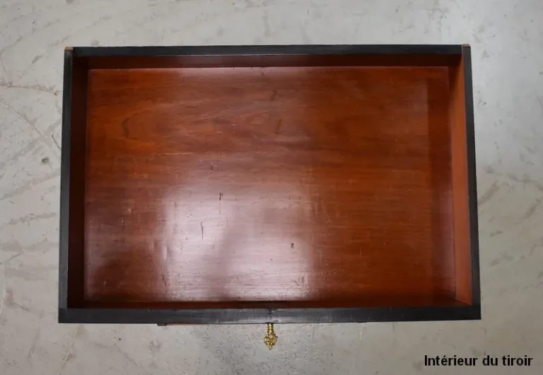 Petit Bureau de Pente en Poirier Noirci, époque Napoléon III – Début XIXe