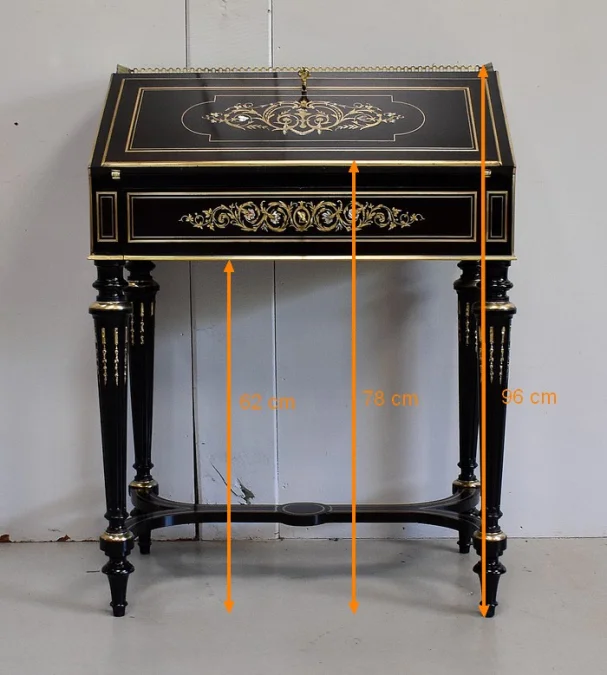 NAPOLEON III PERIOD SLOPE TOP SCHREIBTISCH