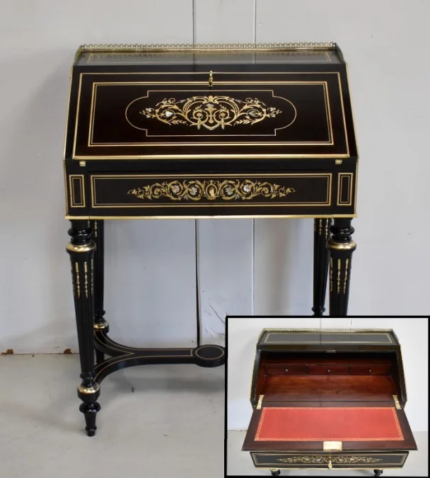 NAPOLEON III PERIOD SLOPE TOP SCHREIBTISCH