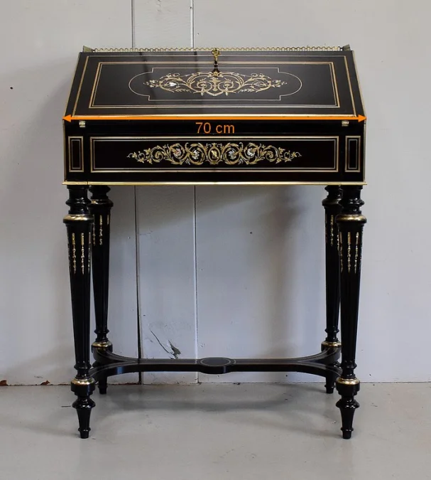 NAPOLEON III PERIOD SLOPE TOP SCHREIBTISCH