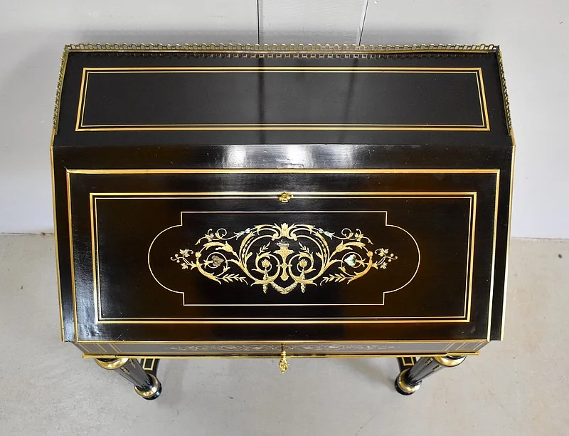 NAPOLEON III PERIOD SLOPE TOP SCHREIBTISCH