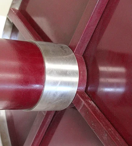 Petit Guéridon Circulaire en Inox brossé – 1920/1930