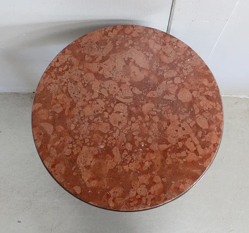 Petit Guéridon Circulaire en Inox brossé – 1920/1930