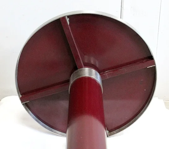 Petit Guéridon Circulaire en Inox brossé – 1920/1930