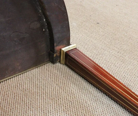 Longue Console en Acajou et Marbre, transition Louis XVI / Directoire – XVIIIe