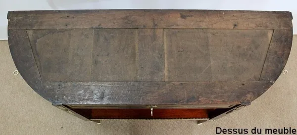 Longue Console en Acajou et Marbre, transition Louis XVI / Directoire – XVIIIe