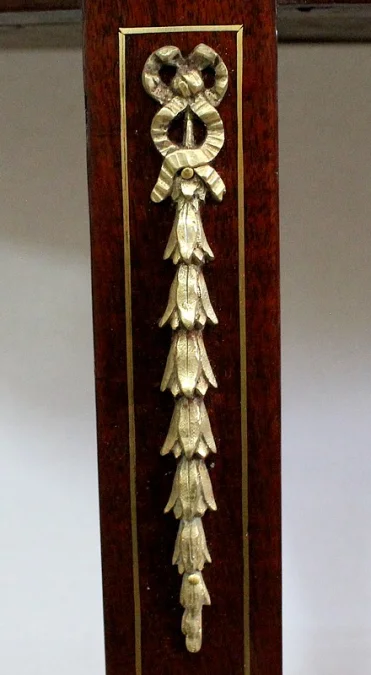Longue Console en Acajou et Marbre, transition Louis XVI / Directoire – XVIIIe