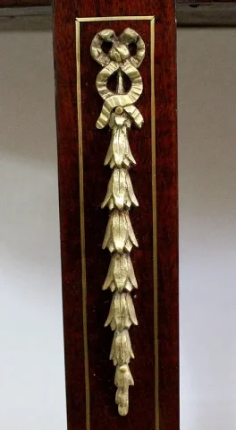 Longue Console en Acajou et Marbre, transition Louis XVI / Directoire – XVIIIe