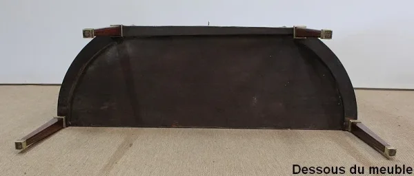 Longue Console en Acajou et Marbre, transition Louis XVI / Directoire – XVIIIe