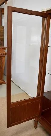 Vitrine Toutes Faces en Acajou massif, style Louis XVI – Fin XIXe