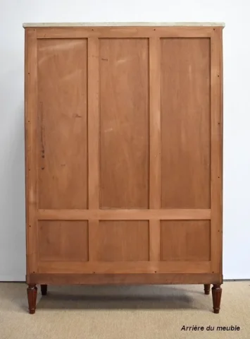 Vitrine Toutes Faces en Acajou massif, style Louis XVI – Fin XIXe