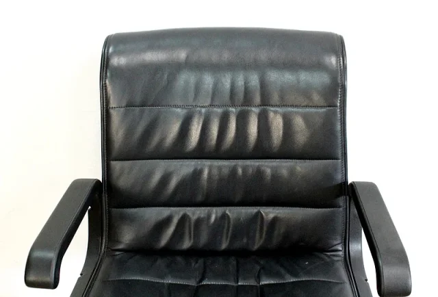Paire de Fauteuils de Bureau en Cuir, de Richard Sapper – 1979