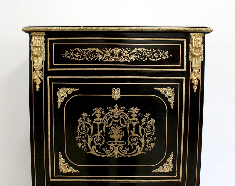 Secrétaire en Bois noirci, époque Napoléon III – XIXe