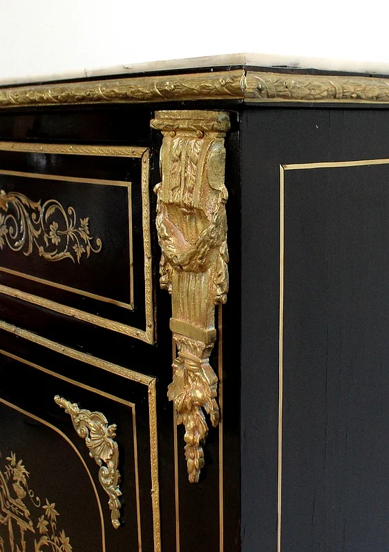 Secrétaire en Bois noirci, époque Napoléon III – XIXe