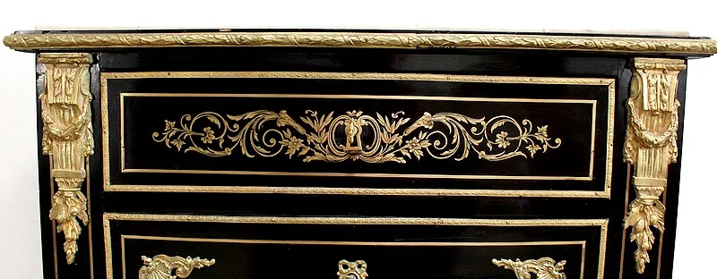 Secrétaire en Bois noirci, époque Napoléon III – XIXe