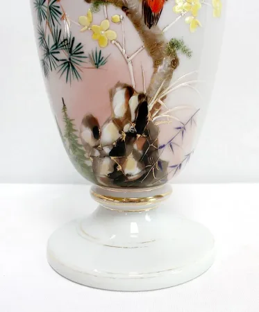 Importante Paire de Vases en Opaline – 1900