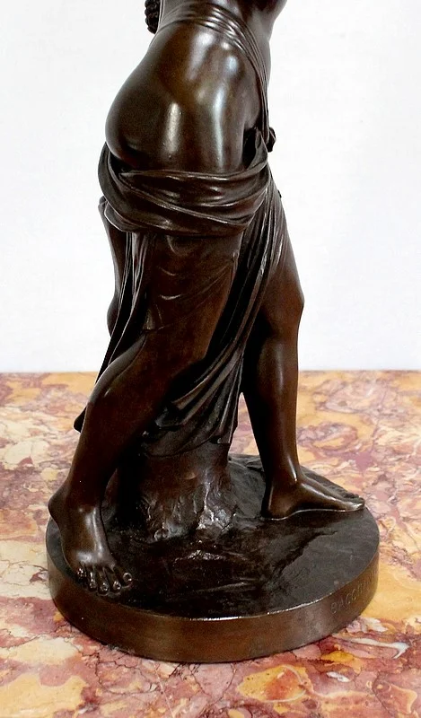 Bronze « Bacchante et petits faunes » d’après J-J Foucou – 2ème moitié du XIXe