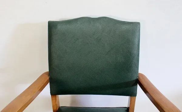 Paire de Fauteuils Bridge en Hêtre Naturel – 1950