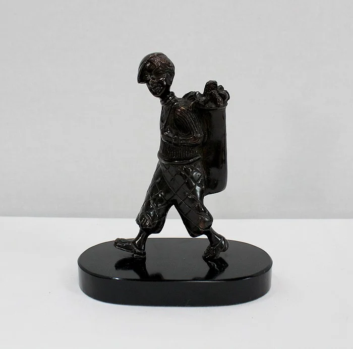 Bronze « Jeune Caddie de Golf » – fin XIXe