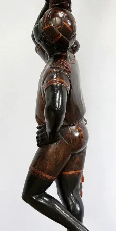 Sellette Ornementale en Bois - XIXe
